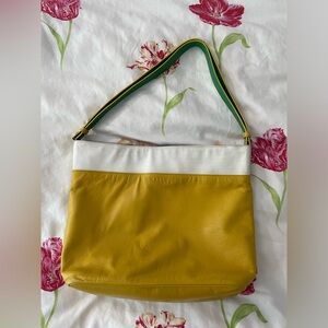 Bally leather bag - shoulder bag/crossbody with adjustable straps